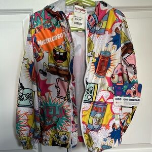 SpongeBob SquarePants raincoat for kids. Fun, bright, stylish. New with tags.